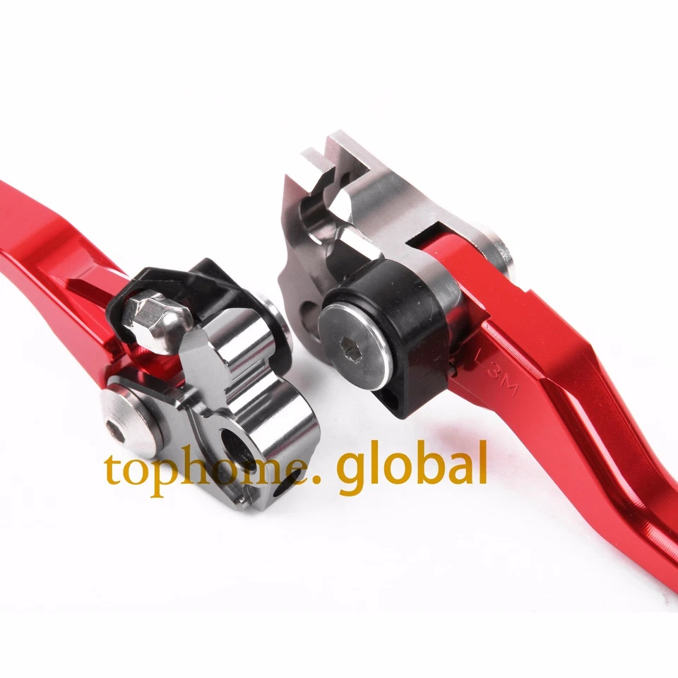 For HONDA CRF250R CRF450R 2004-2006 Clutch Brake Levers CNC Pivot Red US Stock  Foto 2 de 4