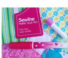 Sewline Fabric Glue Pen with refill. FAB50012 For fabric, quilting, sewing