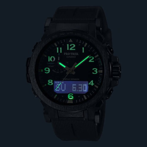 CASIO PROTREK PRW-61-1AER ALTÍMETRO,BARÓMETRO,TERMÓMETRO,BRÚJULA,SOLAR - Photo 7 sur 8