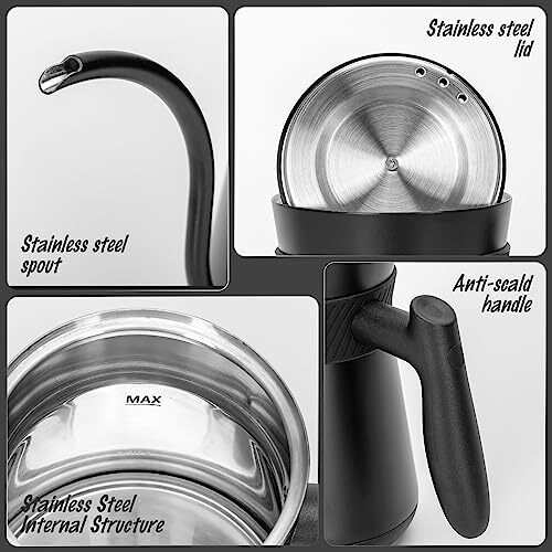 Aigostar Electric Kettle Temperature Control Gooseneck Electric Kettle
