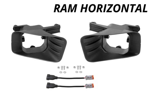 SS3 LED Fog Light for 2010-2018 Ram 2500/3500 Sport White w/Amber Backlight - Picture 12 of 17
