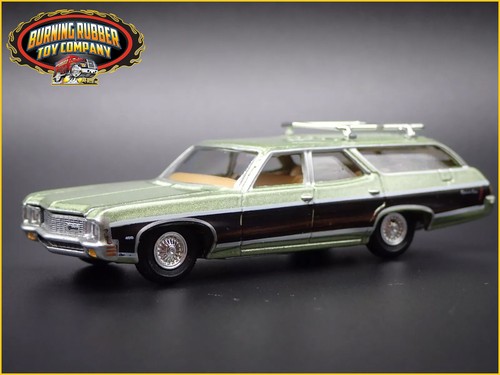Modellino 1970 Chevy Kingswood Station Wagon Scala 1:64, Pressofuso Color Rame Edizione Limitata - Foto 2
