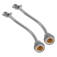  2 Pcs Paralume Asta Curva Palo Della Lampada Stradale Luminoso Esterno