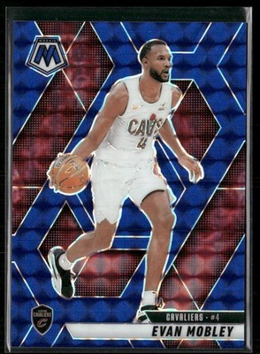 2024-25 Panini Mosaic Evan Mobley Blue Mosaic #/199 #133