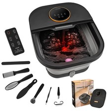 Foot Spa Bath Massager with Heat, Bubble, Temperature Control, Remote Control...