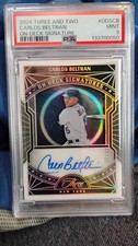 2024 Panini Three and Two  On Deck Signatures Carlos Beltran #ODS-CB #/32 (AU)
