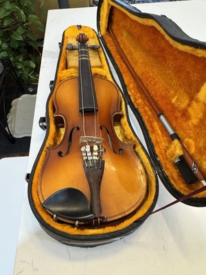Kiso Suzuki 3/4 1972 バイオリン本体 ブラウン　ジャンク 1972 Kiso Suzuki Violin Co No 7 1/8 Size Stradivarius Copy Japan