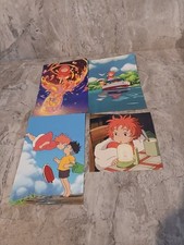 Studio Ghibli Ponyo Movie Print Lot Of 4 4 X 4, 4 X 6