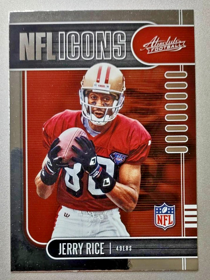 2019 Panini Absolute Football NFL Icons #2 Jerry Rice - San Francisco 49ers