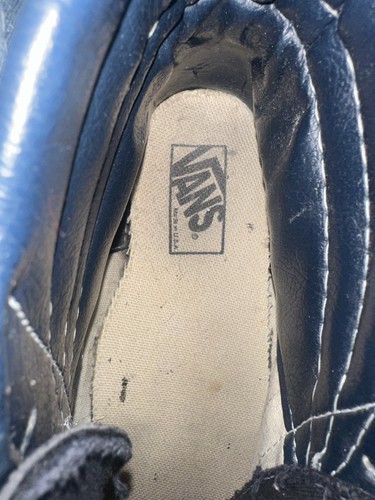 Vintage 80s Vans Sk8-Hi Color Blue Made in USA without box Men Us Sz 10 Custom - Picture 5 of 8