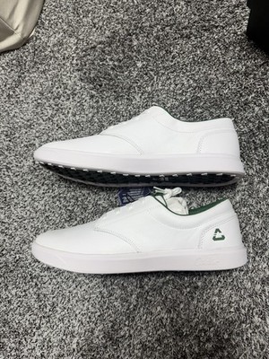 Travis Mathew Cuater The Wildcard Leather Golf Shoes White Size 14