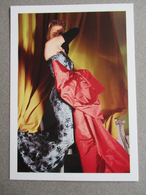 Postcard Jean Patchett Vogue 100 Norman Parkinson 1950 National Portrait Gallery