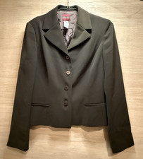Kenzo Paris Chocolate Brown Single Breasted Blazer Size 42
