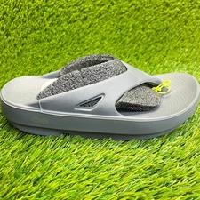 Oofos OOriginal Womens Size 5 Gray Beach Walking Recovery Flip Flop Sandals