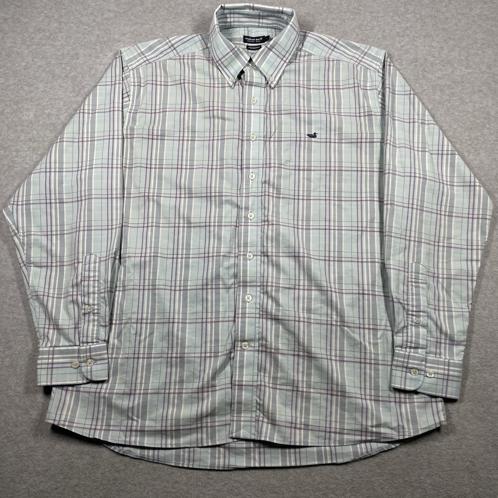 Southern Marsh performance button down shirt men'… - image 1