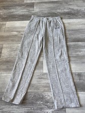 Vintage Adidas Trefoil Gray Sweatpants Drawstring Size Medium Unisex