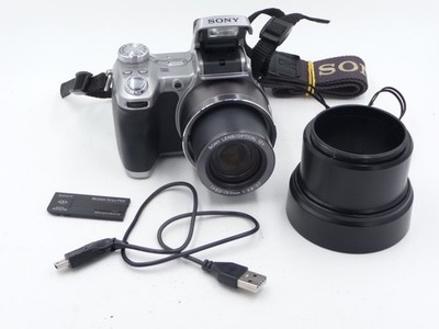 Sony Cybershot DSC-H1 5.1 Megapixels with strap, USB cable and memory stick