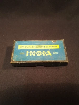 Norton India Oil Stones Occasion Pierre Affutage 2 Grains - Photo 1/4