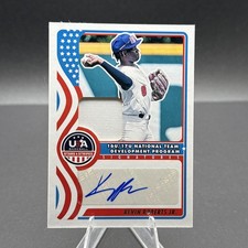 2025 Panini Stars & Stripes Kevin Roberts Jr. Auto Patch Rookie TEAM USA