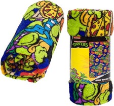 Blanket - Teenage Mutant Ninja Turtle TMNT 40x50 Silk Touch Soft Throw NEW