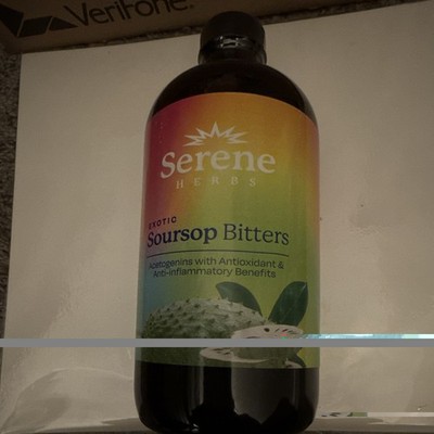 Serene Herbs Organic Soursop & Turmeric Bitters Liquid 16 fl oz