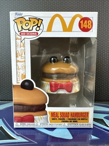 Funko Pop! - Ad Icons McDonalds Meal Squad Hamburger - #148 NIB B4