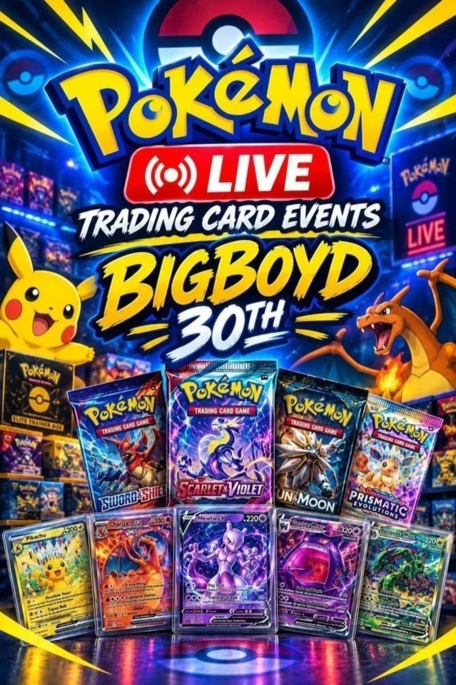 $1 START 30TH PACKS - LIVE AUCTIONS - 10/9 POKEMON - RIP N SHIPS - SINGLES
