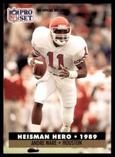 1991 Pro Set Andre Ware Houston Cougars/Detroit Lions #38