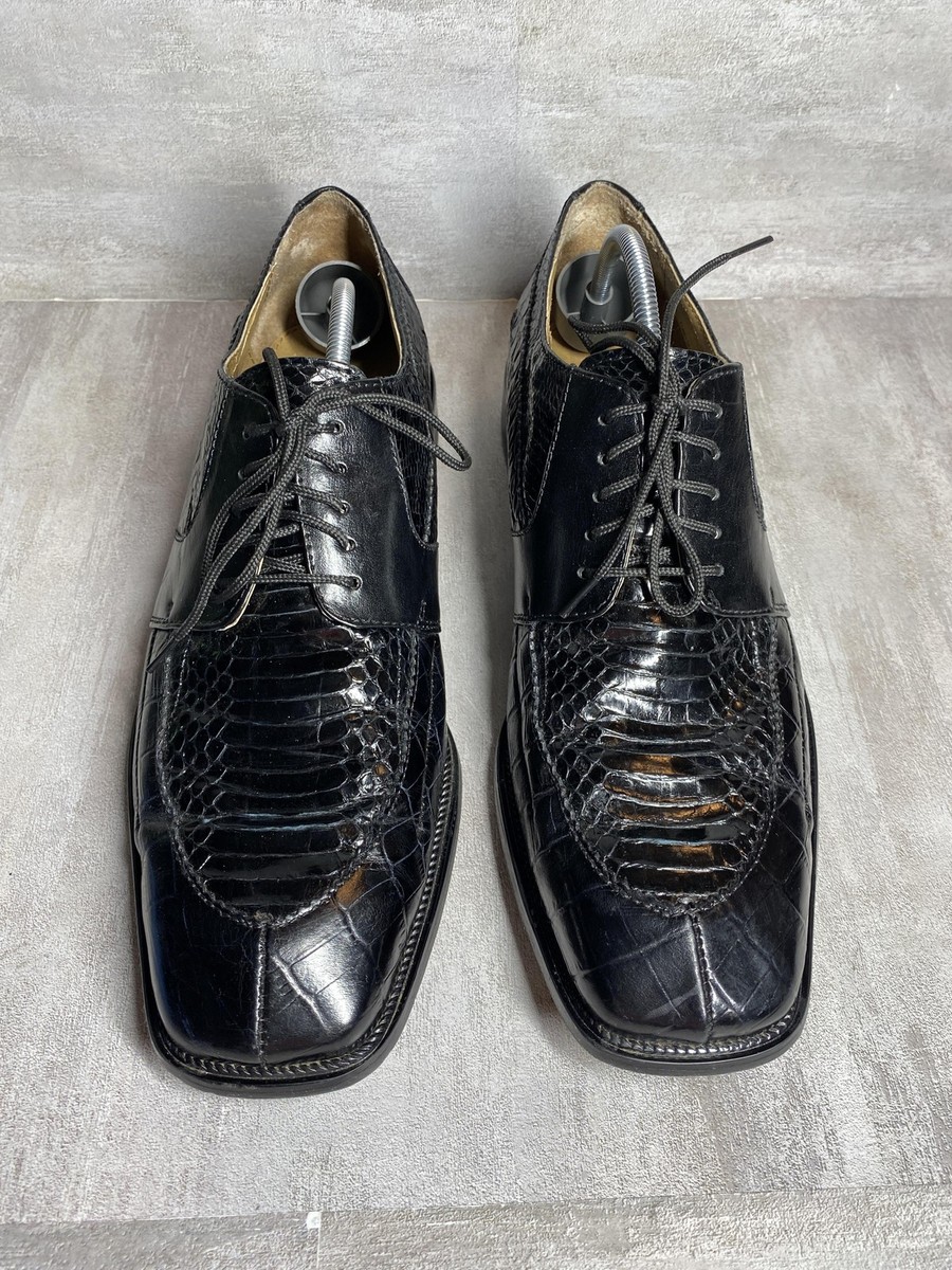 Stacy Adams Shoes Mens Size 11.5 D Genuine Snake Leather 
