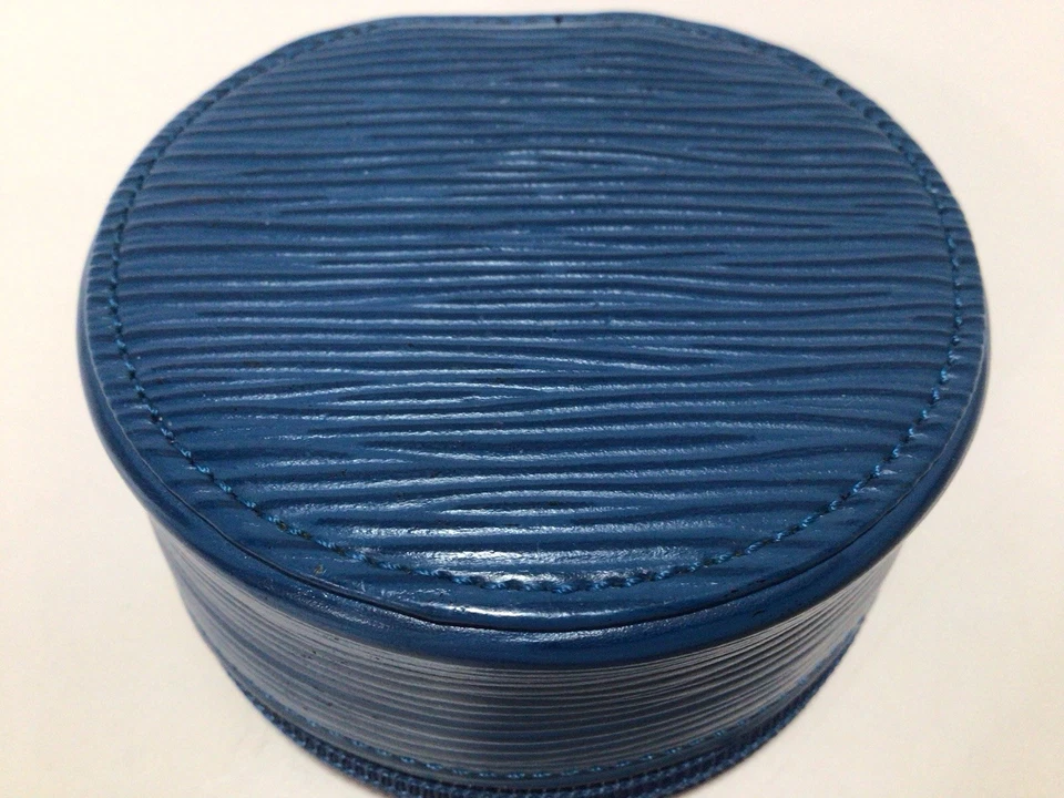 LOUIS VUITTON PARIS Cuero Epi PEQUEÑO BOLSO CAJA REDONDA Foto 2 de 4