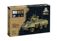 Italeri, M8/M20-Panzer Zum Zusammenbauen Und Lackieren, 1/56, ITA25759