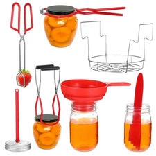 Canning Kits, Canning Supplies Boxed Set, Stainless Steel Set, Jar Lifter, To...