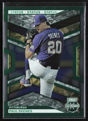 Paul Skenes 2023 Elite Extra Edition Green Status /499 #7 LSU