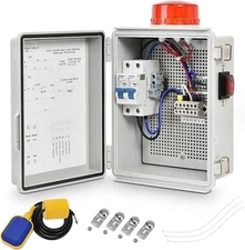 Septic Pump Alarm, Zuomeng High Water Alarm for Sump Pump Features a Bright Flas