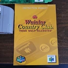 Waialae Country Club Nintendo 64 N64  Authentic  Tested Working CIB