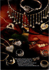 De Beers Diamond Collection '78 Vintage Magazine Print Ad Jewelry 1978