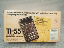 Vintage Texas Instruments TI-55 Calculator Or...