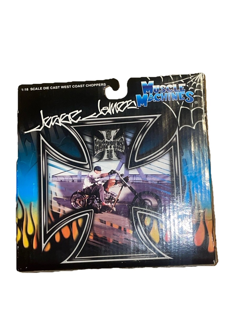 Jesse James Muscle Machines Motorcycle 1:18 Die-Cast CHERRY CFL #8