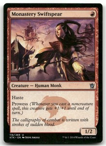 Monastery Swiftspear - Khans of Tarkir #118