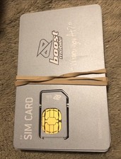 Lot of 2 Boost mobile 64k Sim Cards For Boost Mobile Nextel IDEN Phones