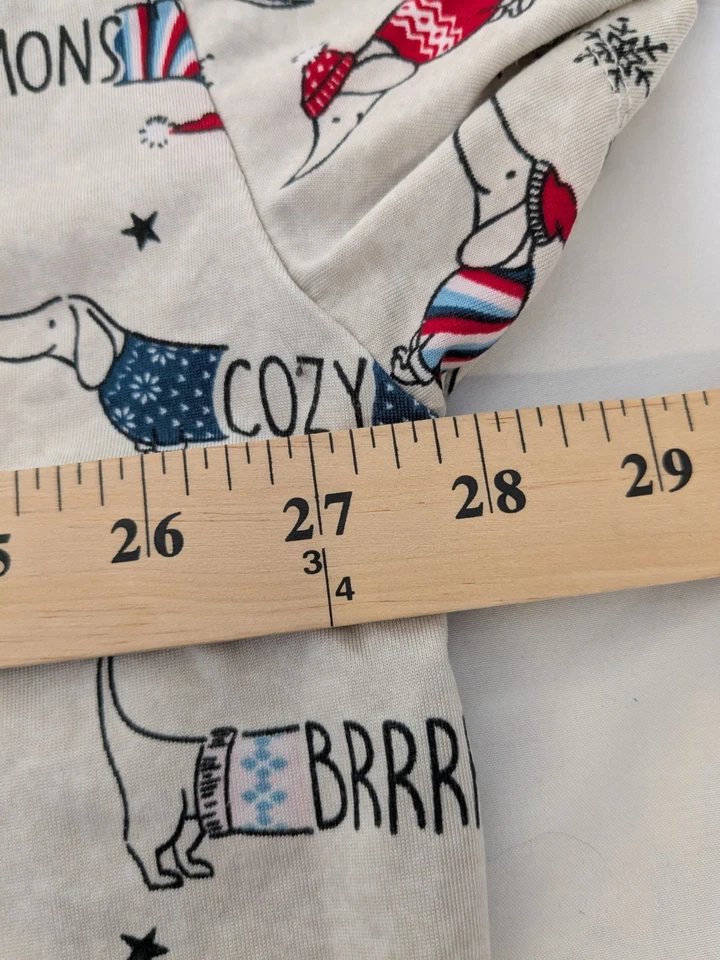 Camisa de dormir feminina Secret Treasures fofa design cachorros frios com bolsos 2X-3X - Imagem 3 de 4