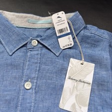 Tommy Bahama Blue Paradise Breezer Button Down Long Sleeve Shirt Size XL NWT