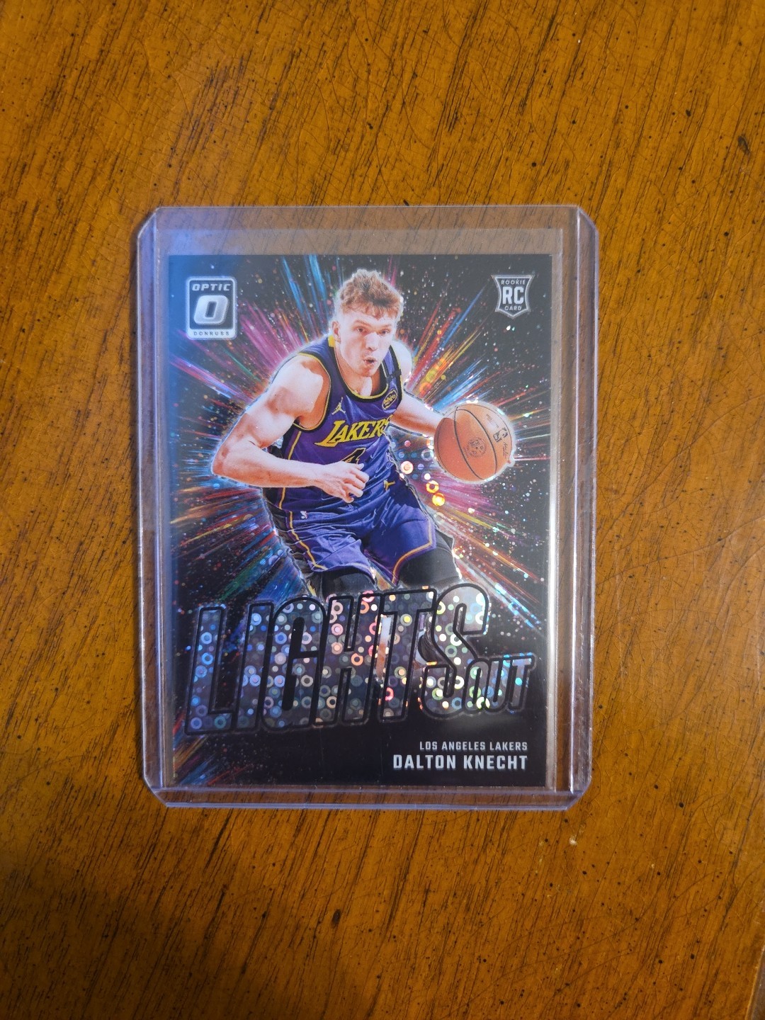 2024-25 Donruss Optic Dalton Knecht #8 Lights Out Disco Rookie