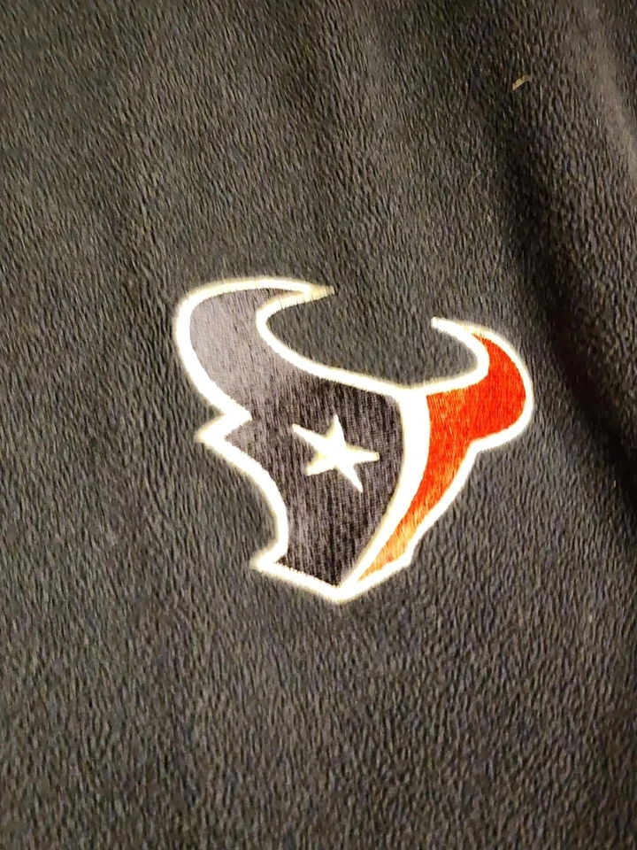 Vintage 90s Y2K Reebok NFL Equipment Houston Texans Long Sleeve Fleece Shirt XL - Image 3 of 4