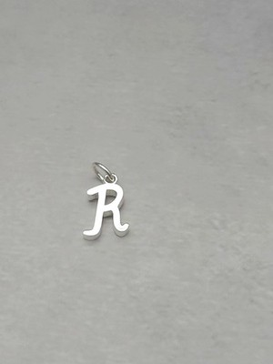 R Initiale Anhänger Charm in Sterlingsilber