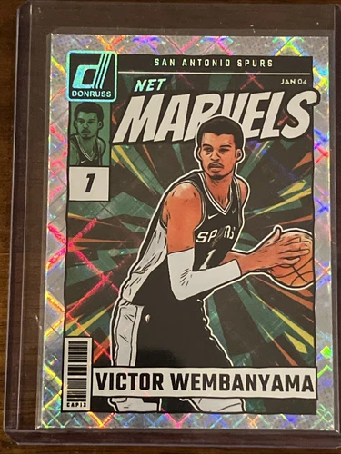 2024-25 Panini Donruss - Net Marvels Victor Wembanyama #21 RARE DIAMOND FOIL 