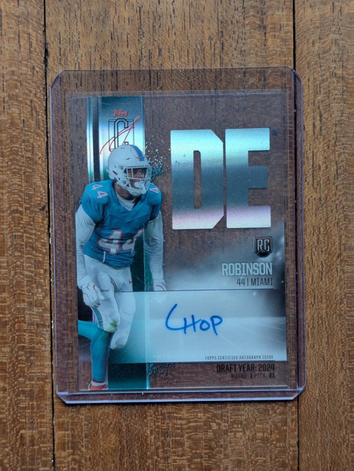 Chop Robinson Topps Signature Class Rookie Class Crystal Clear Autographs #RCCCR Base