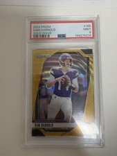 Sam Darnold 2024 Panini Prizm #185 Gold Wave Prizm /10 PSA 9 Vikings SB champ