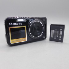Samsung Digital Camera PL121 14.2MP Selfie Screen Black Tested