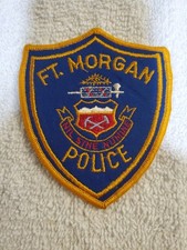 Obsolete Fort Morgan, Colorado police patch